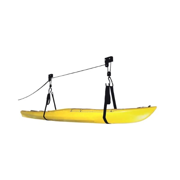 Leisure Sports Kayak Storage Hoist Pulley Strap System to Lift Canoes, SUPs, Ladders to the Ceiling 332999ORE - main
